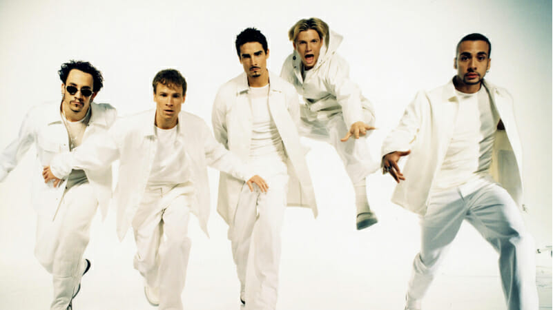 Preview of Backstreet Boys, designed by Mark McLaughlin for ARTISTdirect.