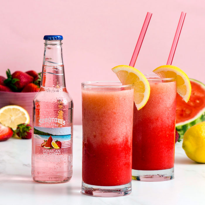 Jamaican Me Happy Layered Slushies Recipe Image