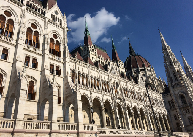 The Parliament building in Budapest is pretty grand