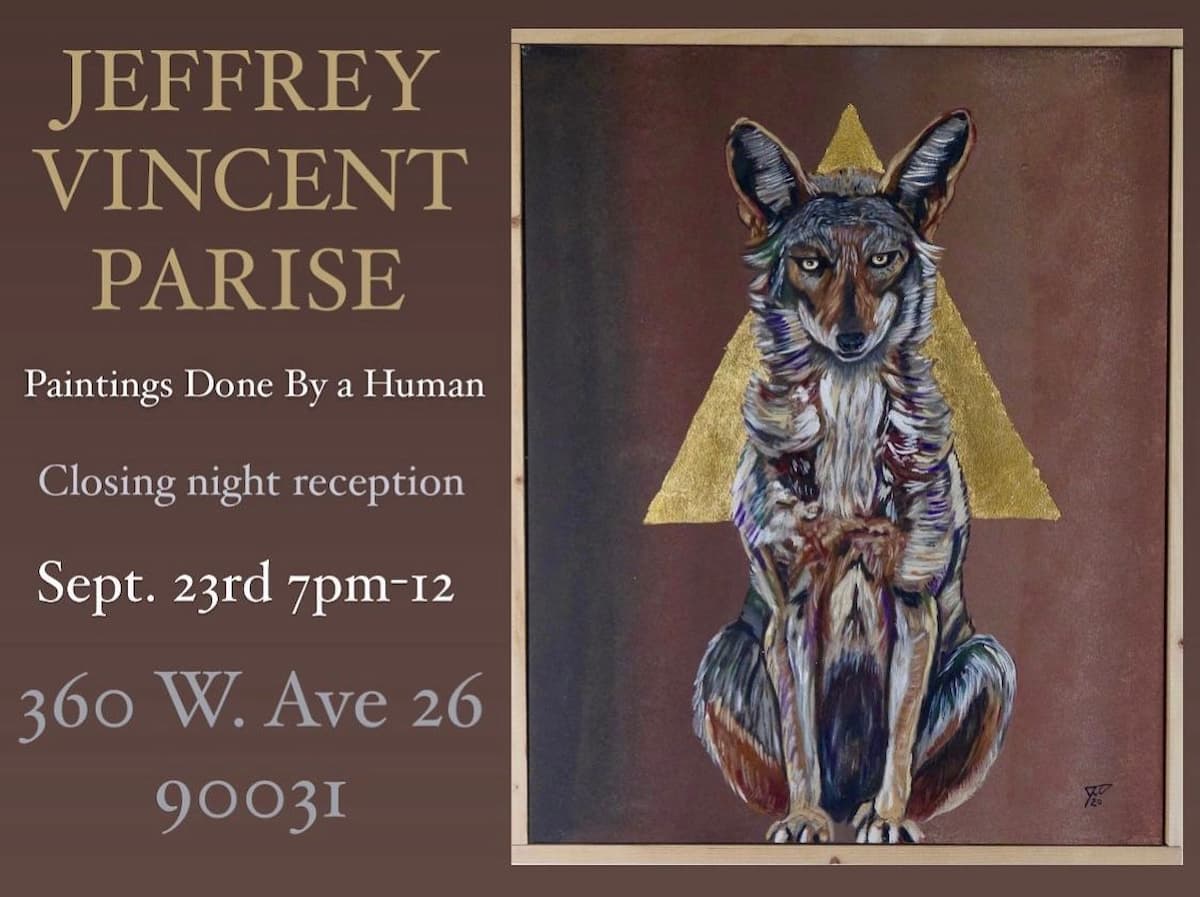 Closing Reception: Jeffrey Vincent Parise Solo Art Show