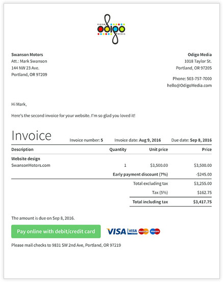 free invoicing software that allows recurring billing