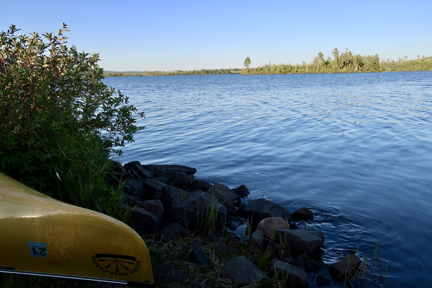 Views from our campsite on Gunflint Lake