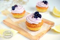Lemon and Blueberry Cupcake