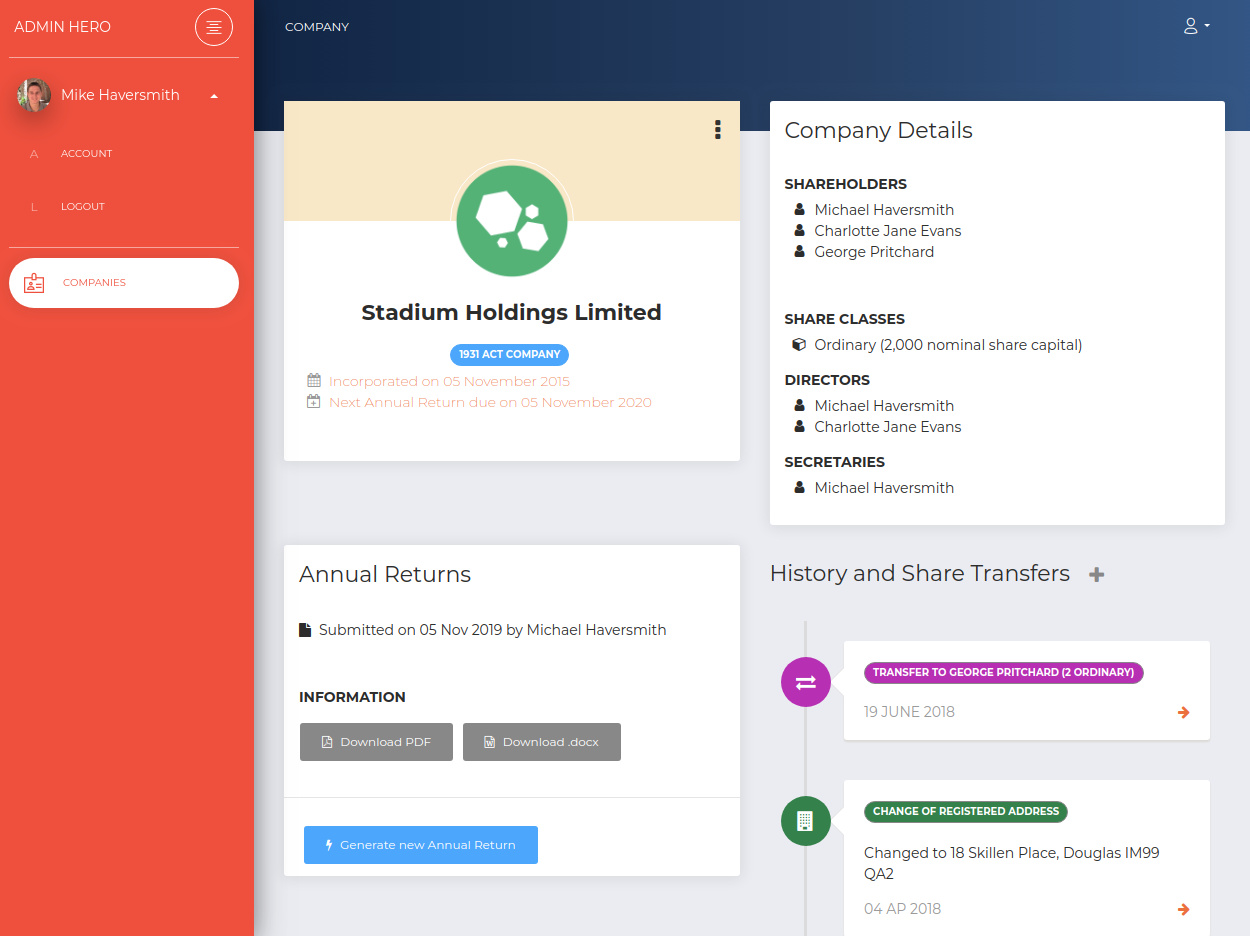Return Hero Dashboard