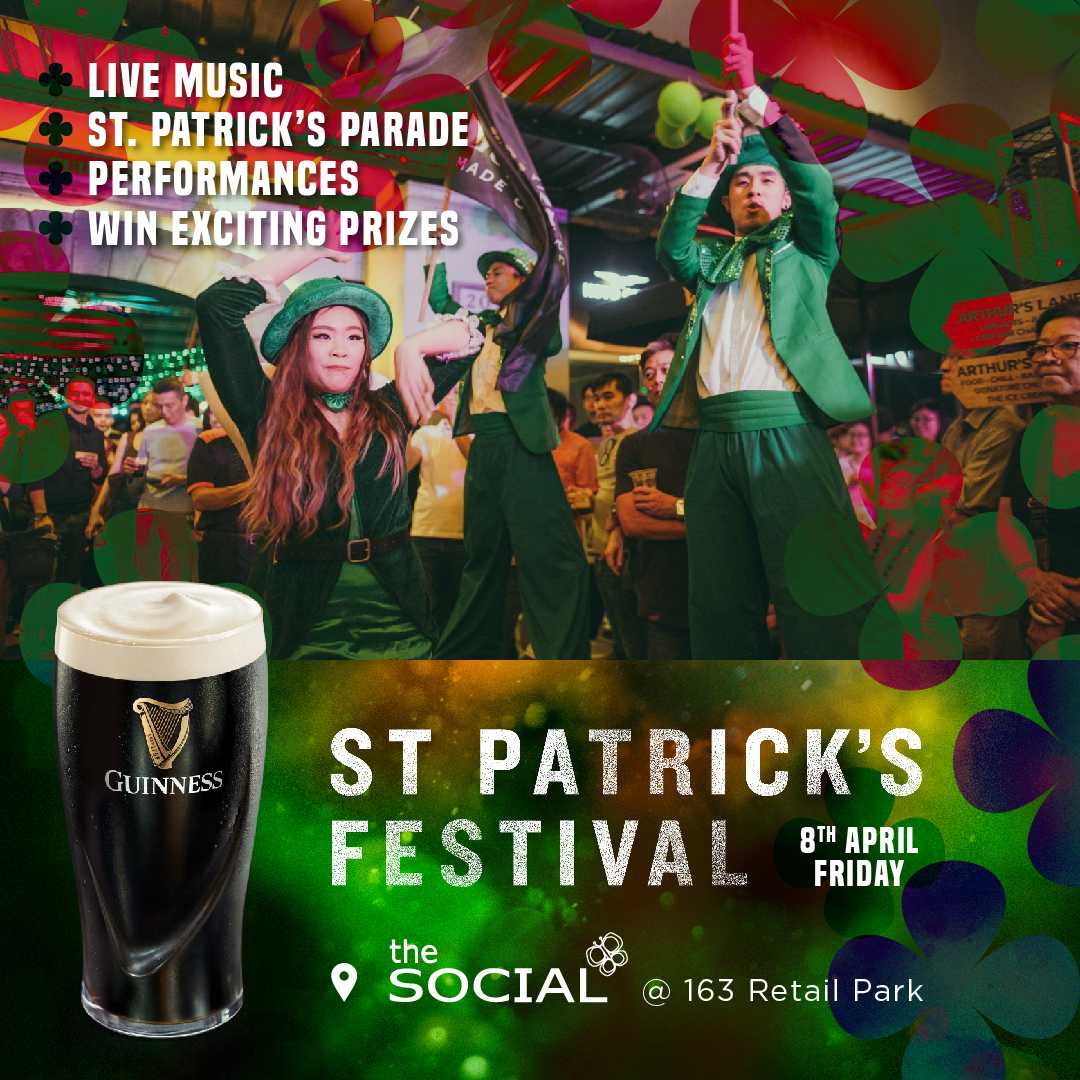 featured image thumbnail St. Patrick's Parade at The Social 163 Retail Park!
