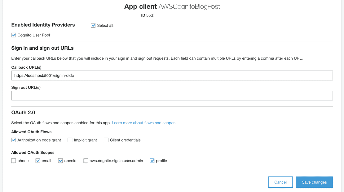 App Client Settings App Client Settings