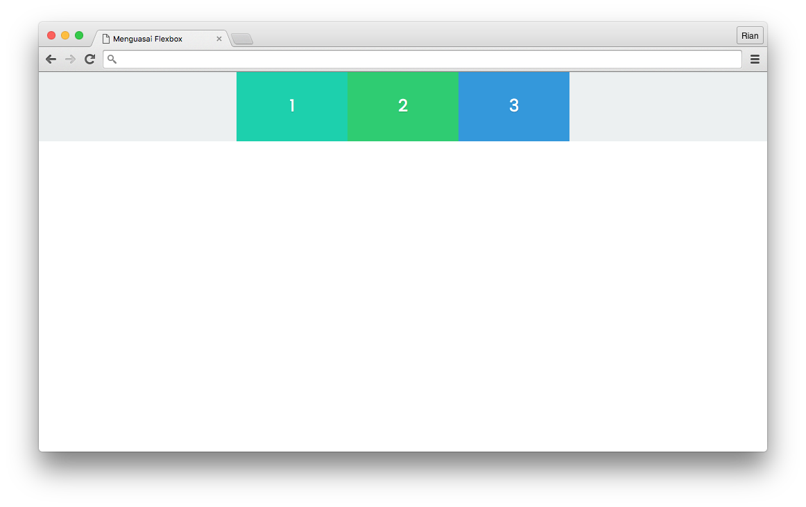 Rata tengah pada main axis