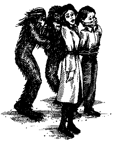 You and Dr Vivaldi are tied up and taken away.