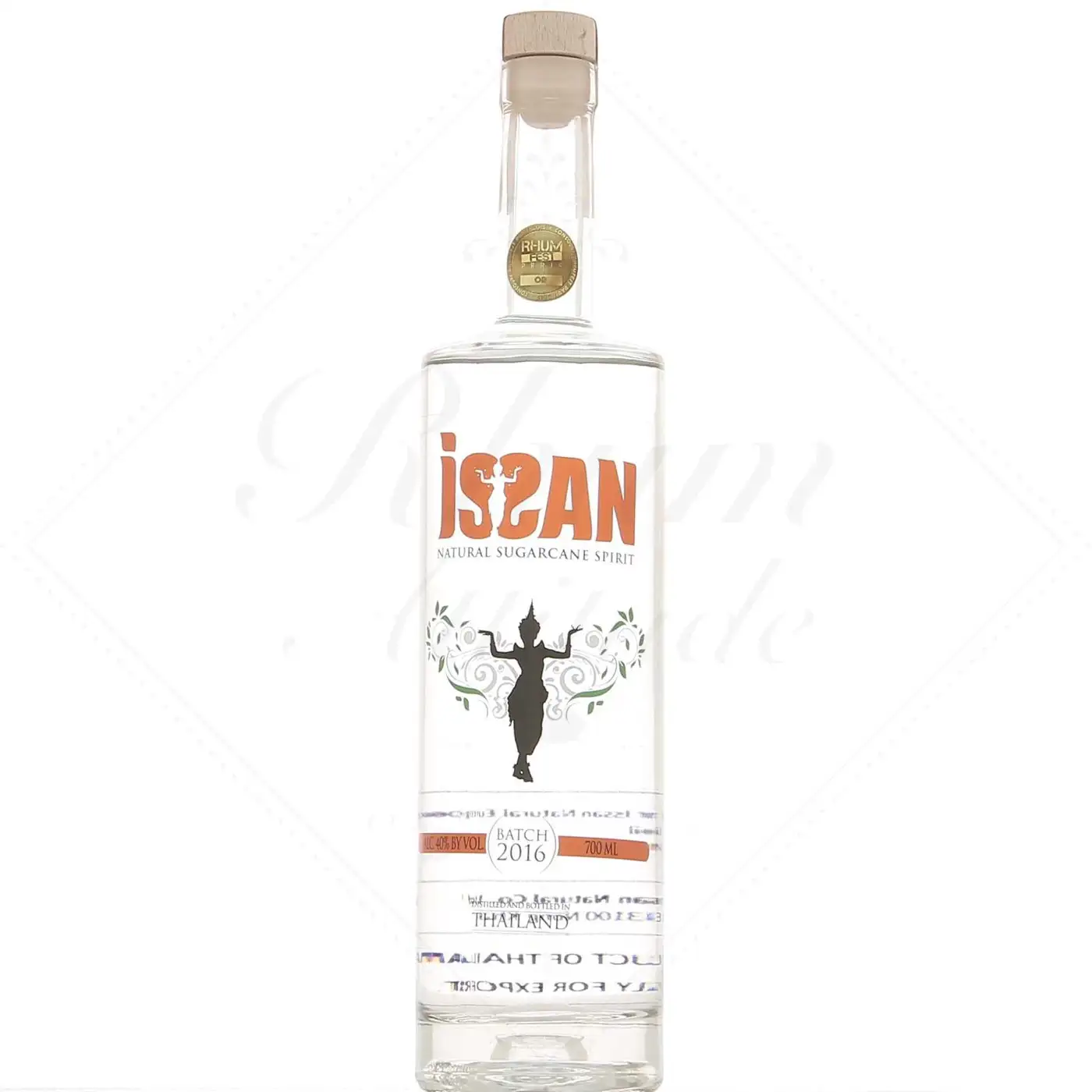 Image of the front of the bottle of the rum White