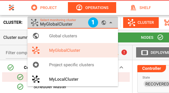 Selecting Clusters (Operations --> Introduction)