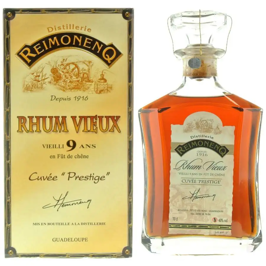 Image of the front of the bottle of the rum Cuvée Prestige
