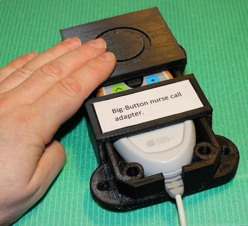 Giant Hospital Nurse Call Button 3D Printed