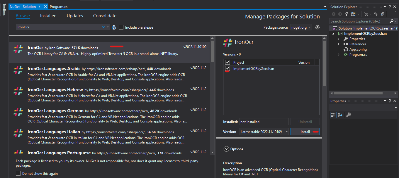 Implement OCR in a C# Project | Delft Stack
