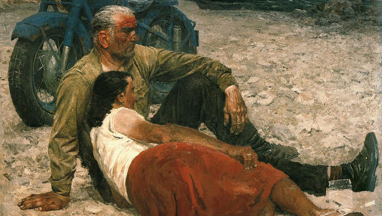 Гелий Коржев «Влюбленные», 1959