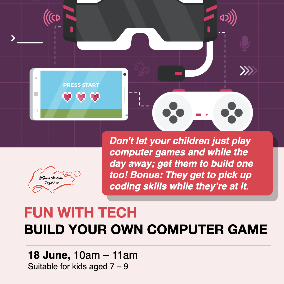 Free June holiday webinar on coding for kids
