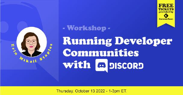 Banner for Running Developer Communities with Discord (Workshop)