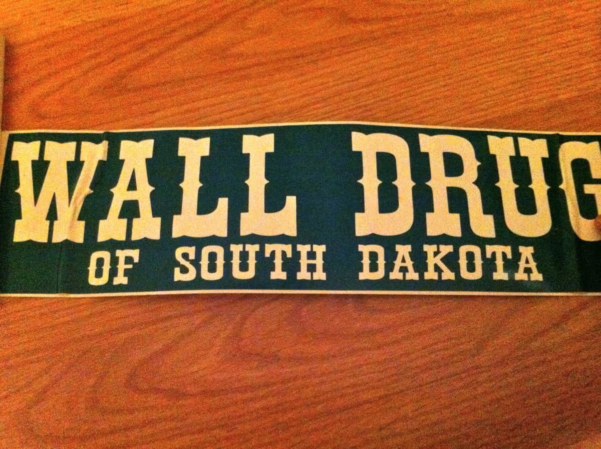Wall Drug bumper sticker