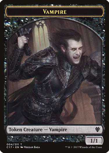 11 Black Vampire Creature Token Mtgonl Tokens