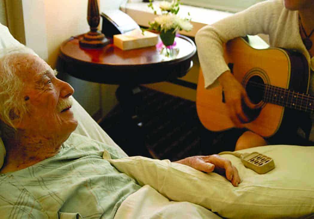 Music therapy is a holistic therapy for palliative care and hospice. Music benefits people living with life-threatening illnesses, along with their caregivers.