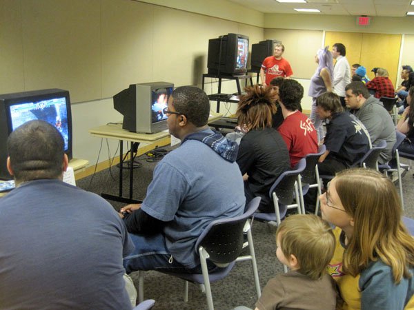 The game room at Animarathon IX.