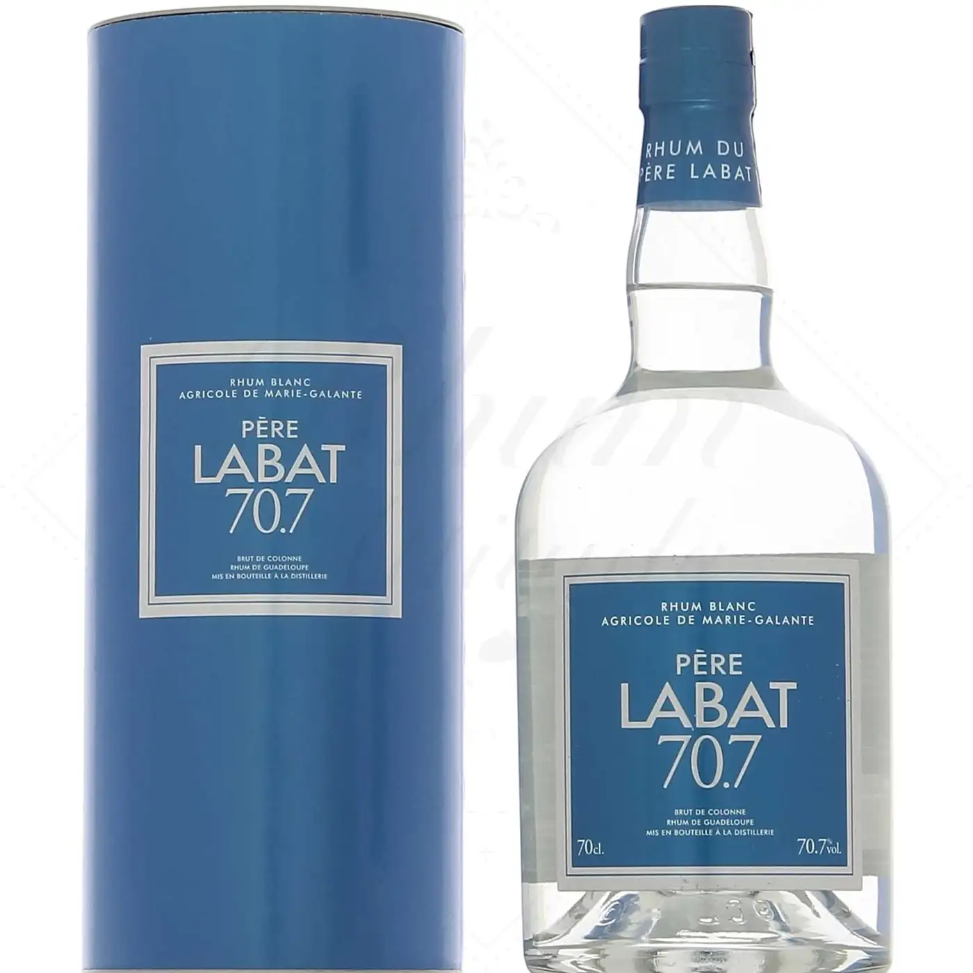 Image of the front of the bottle of the rum Père Labat Brut de colonne