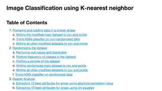 K-Nearest Neighbor Classifier