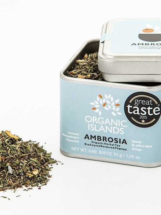 Greek-Grocery-Greek-Products-organic-herbal-tea-blend-ambrosia-30g-organicisland