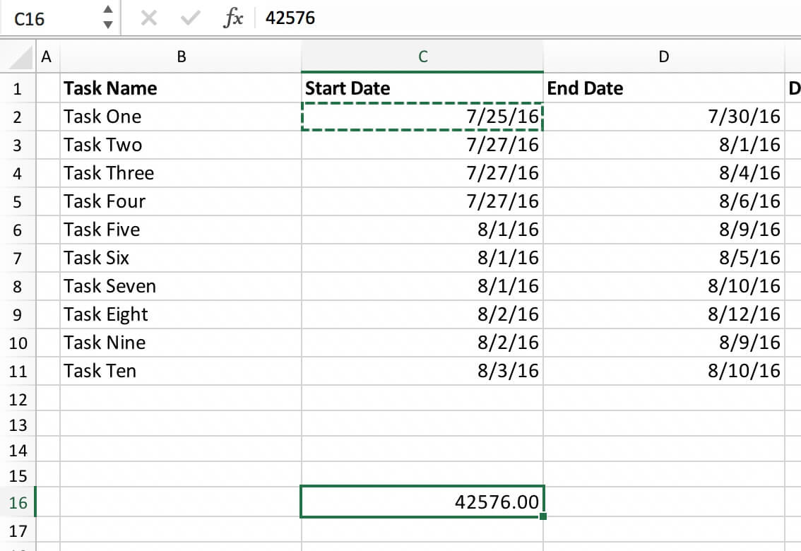 how to make a gantt chart in excel
