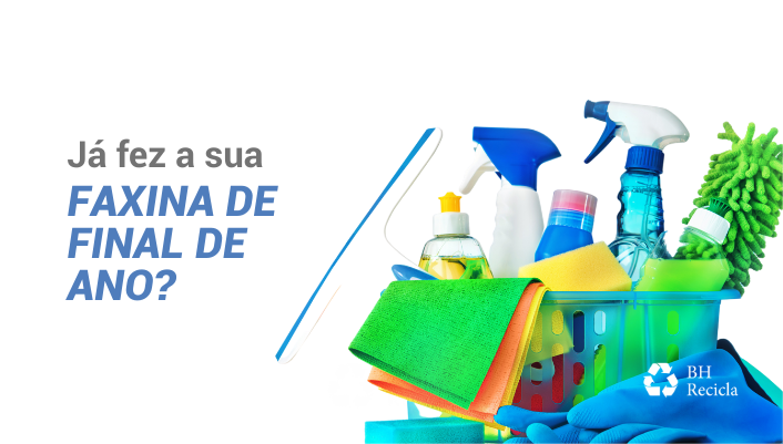 Imagem em destaque para o artigo: Faxina de fim de ano: prepare-se para limpar a sua casa
