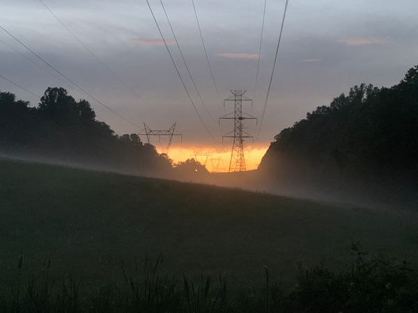 Fog on the hill