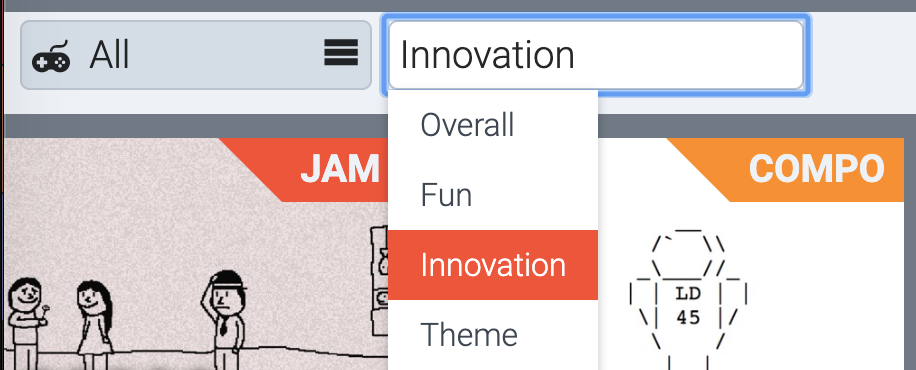 Category Dropdown