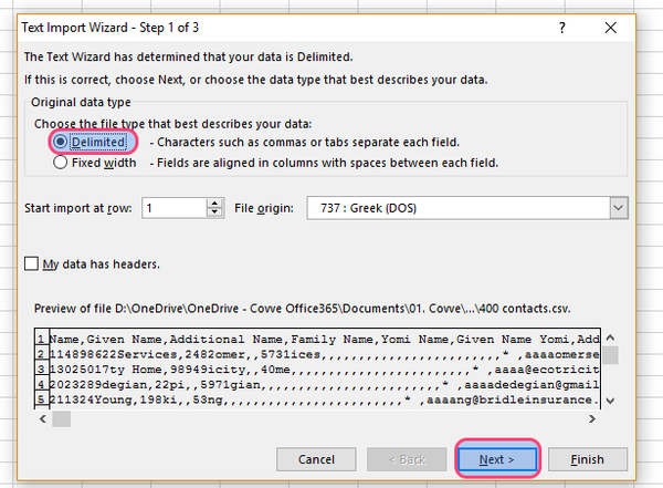 How To Process A Google Contacts Csv Export In Excel Covve