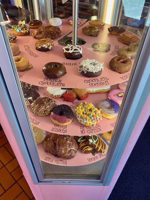 <p>You can't stop in Portland and not get a Voodoo donut. We're not big donut fans, but they sure were tasty.</p>