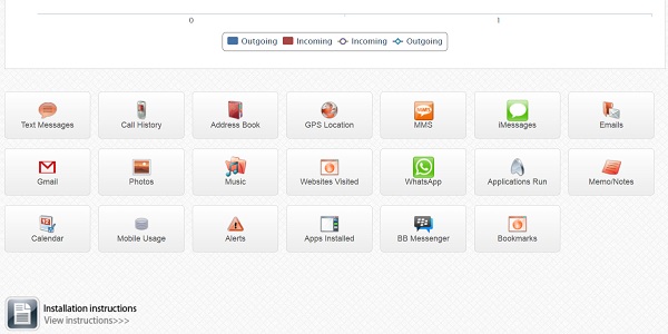 Aplikasi SADAP HP dengan PhoneSheriff - Pemilihan Fitur Sadap