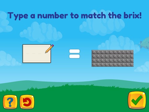 Brix and Base 10: Numbers 10 to 90 are made up of a number of 10's Math Game