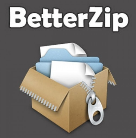  BetterZip functions with famous compression forms like RAR, 7-ZIP, ZIP, and ISO.
