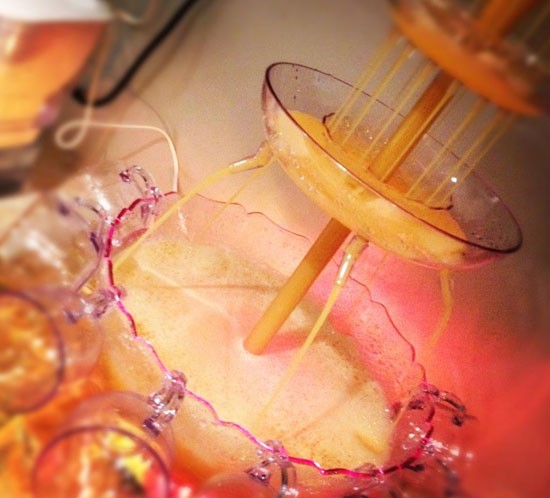 Instagram can make any photo look great. It did look pretty cool though đ A motorised cocktail fountain