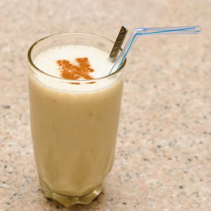 Banana Milk Shake Cocktail