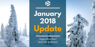 Cover image for January 2018: Happy new year!