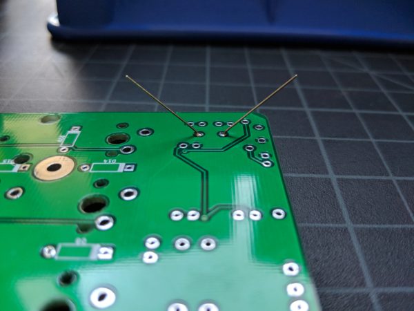 Crystal soldered on PCB