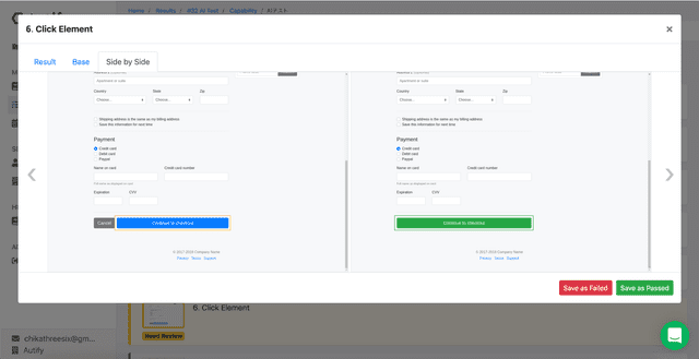 Autify codeless test automation uses ML to detect changes in UI when testing. Image source: TechCrunch.