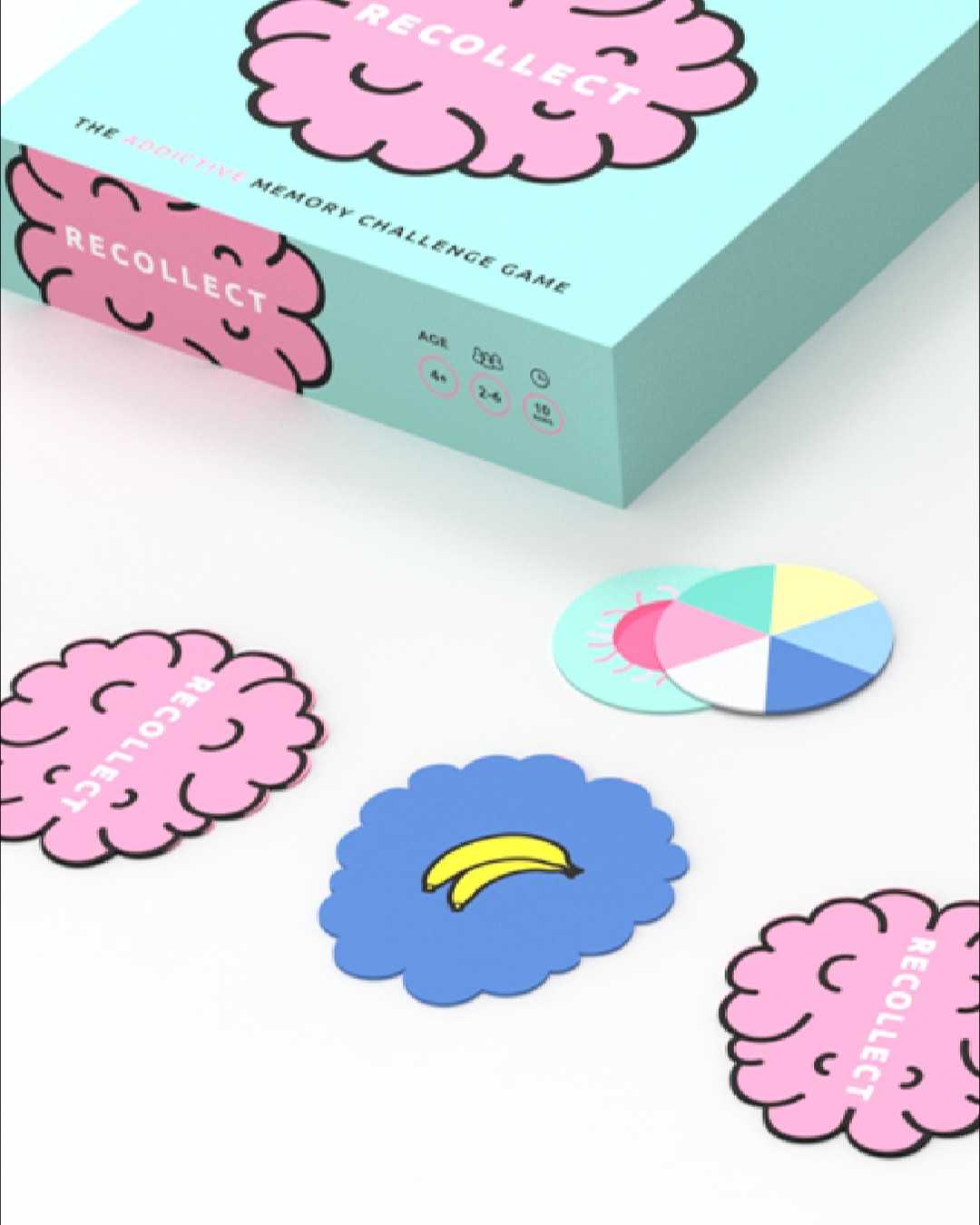 Recollect Game 🧠

Created with @pikkiidesign & @withcreative 

The brilliant memory challenge game that's fun for the whole family. 

With Recollect, you, your friends and family can put your memory skills to the test! 

Worked on:
∙ Game Cards
∙ Brochure 
∙ Packaging

#graphicdesign #boardgamedesign #gamecards #cardgame #memorygame #packagingdesign #visualidentity⁠ #recollect #brandpad_io #aigaeyeondesign #itsnicethat #gustedesign