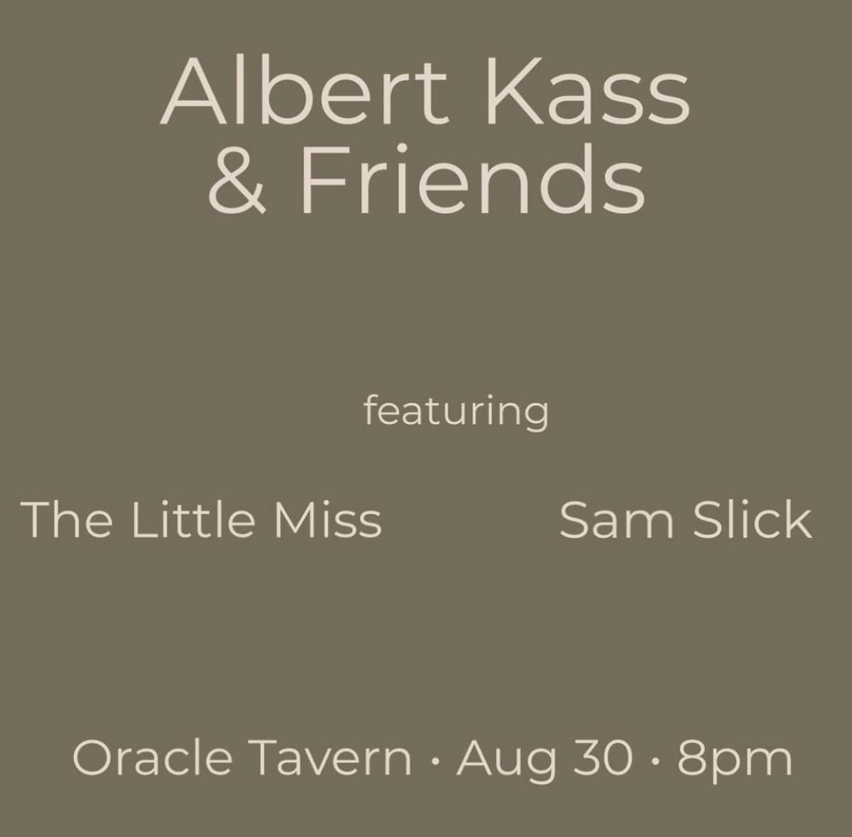 Albert Kass / The Little Miss / Sam Slick