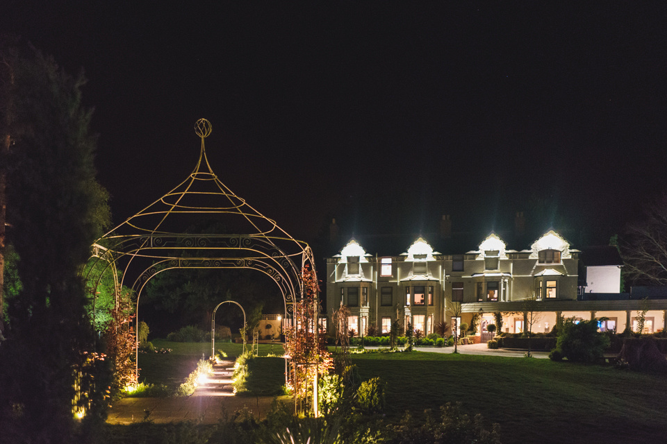 Southdowns manor at night