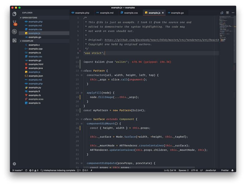 Beautiful UI 1.2 for VSCode with minimal themes