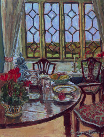 Dining Room Breamore – Oil painting