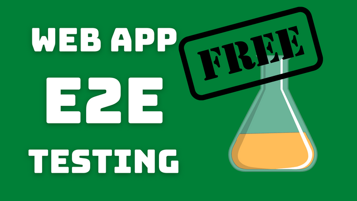 Web app e2e testing course