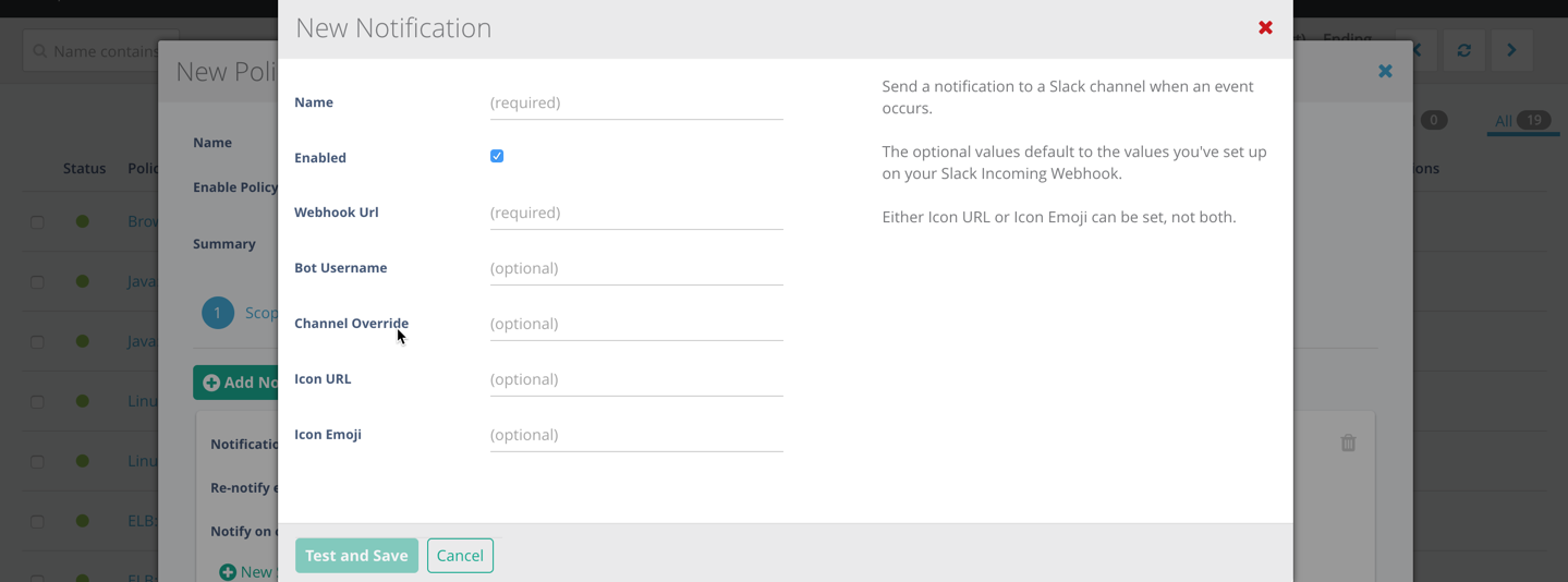 New Notification Details