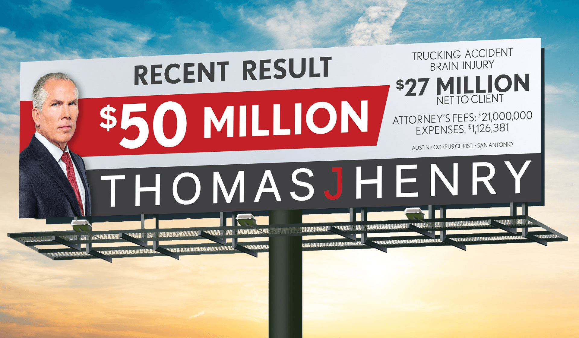 TJH Millions Billboard