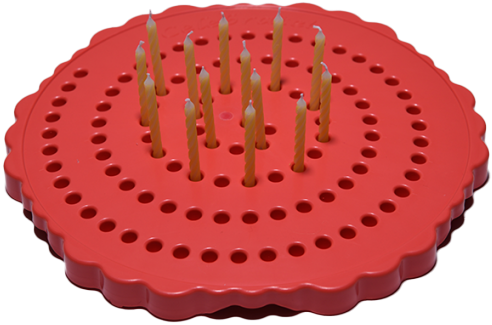 Red Birthday Candle Board
